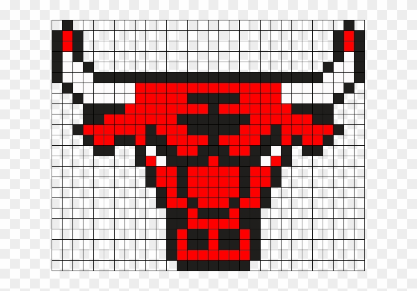 Red Cute Perler Bead Pattern, Bead Sprites