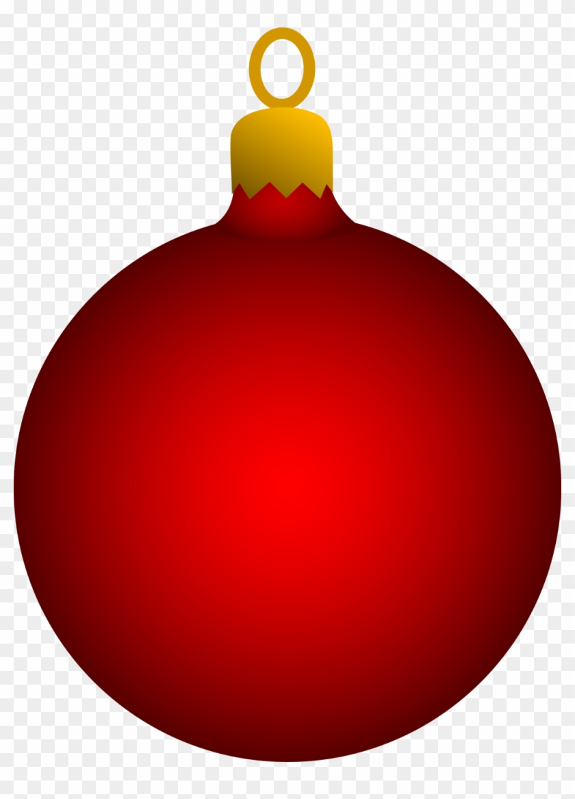 Christmas Ball Png - Red Ornament Clip Art, Transparent Png - 1000x1342