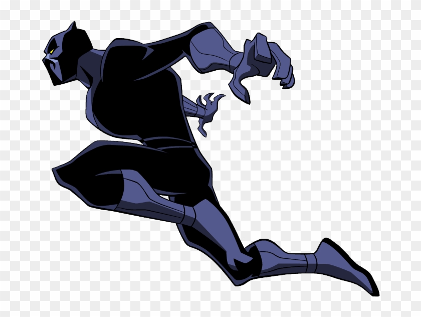 Black Panther Clip Art - Black Panther Avengers Animated, HD Png Download -  693x569(#145831) - PngFind