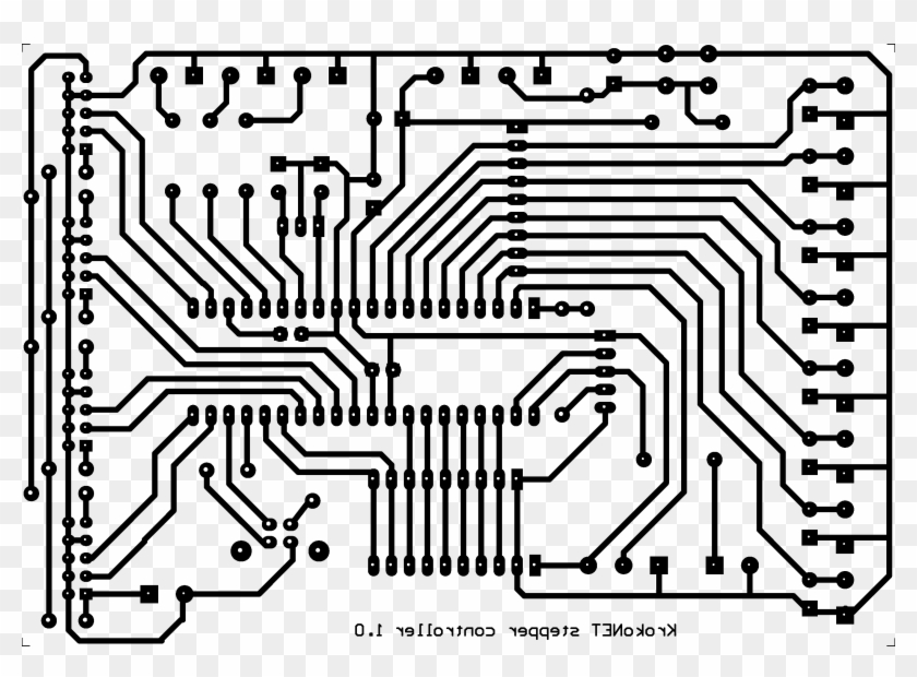 Circuit Board Black And White Png Printed Circuit Board Transparent Png 2906x08 Pngfind