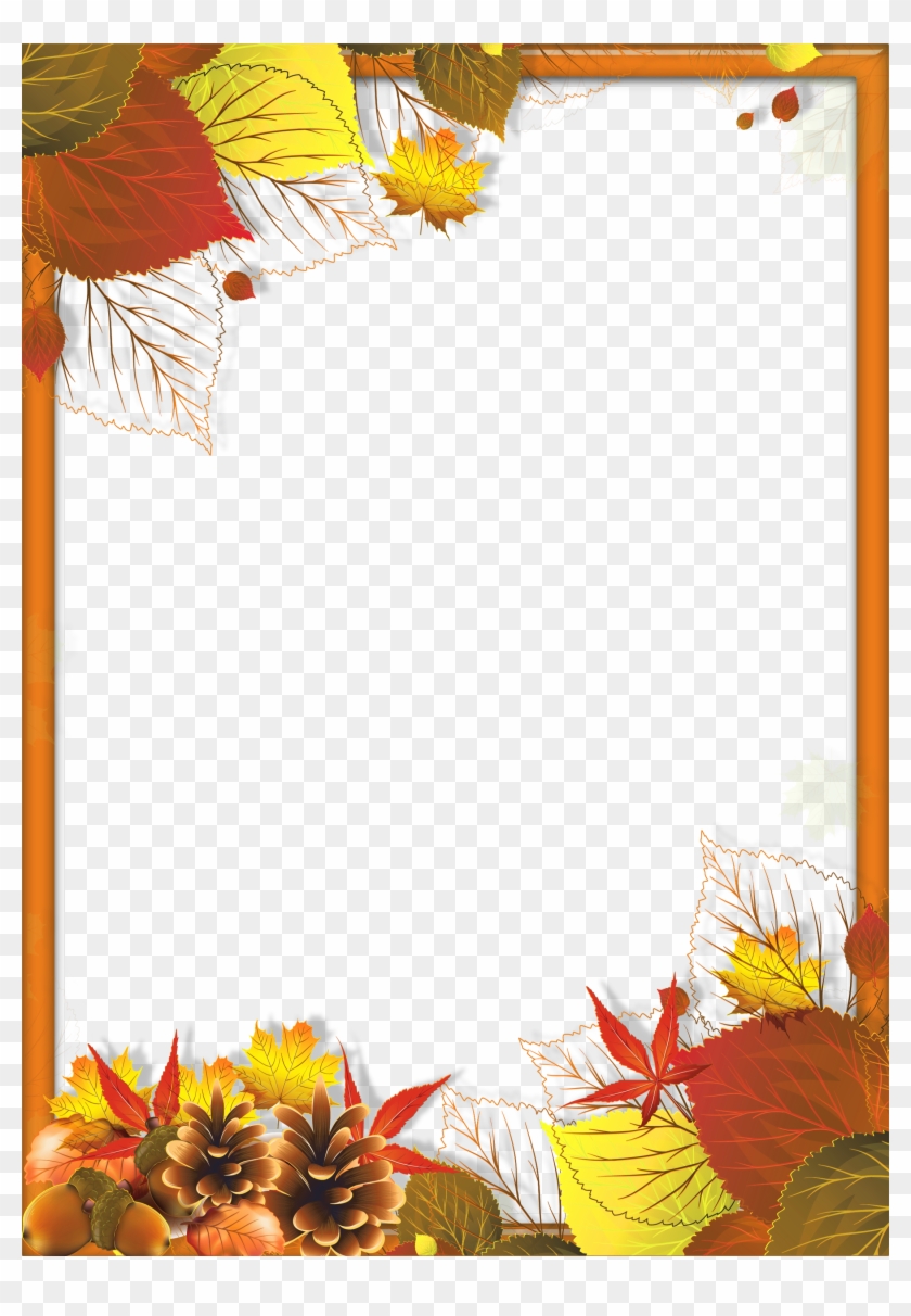 Free Autumn Borders Clipart Word