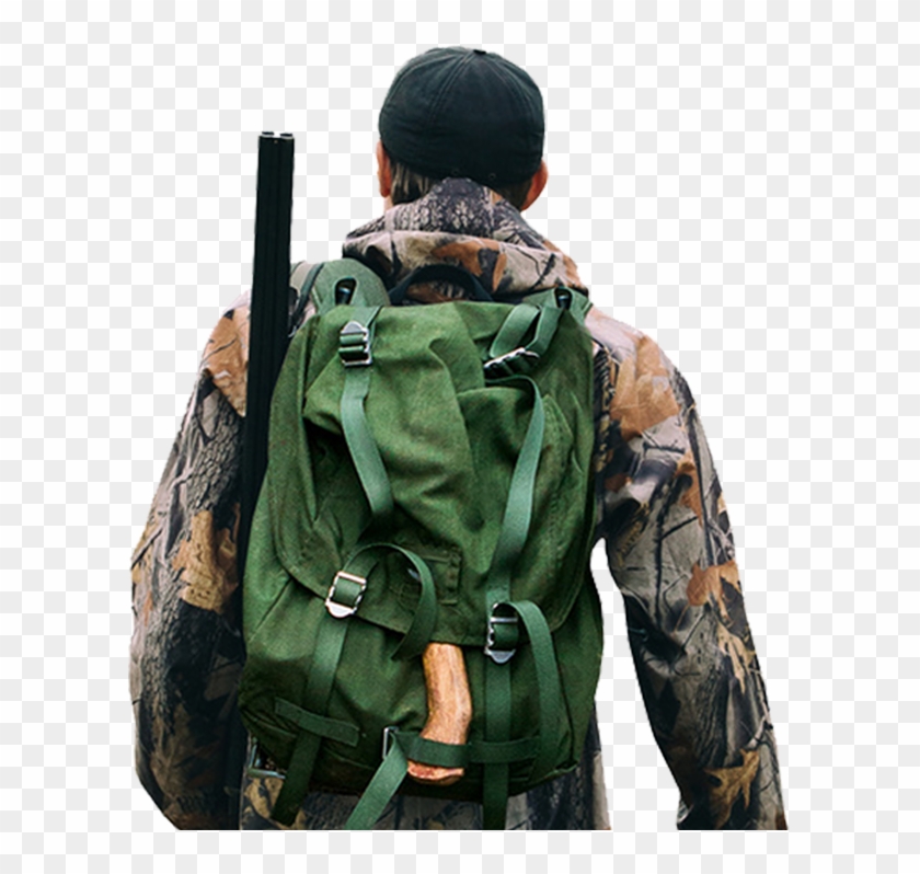 Hunter - Army Backpack Back View, HD Png Download - 606x718(#1405602 ...