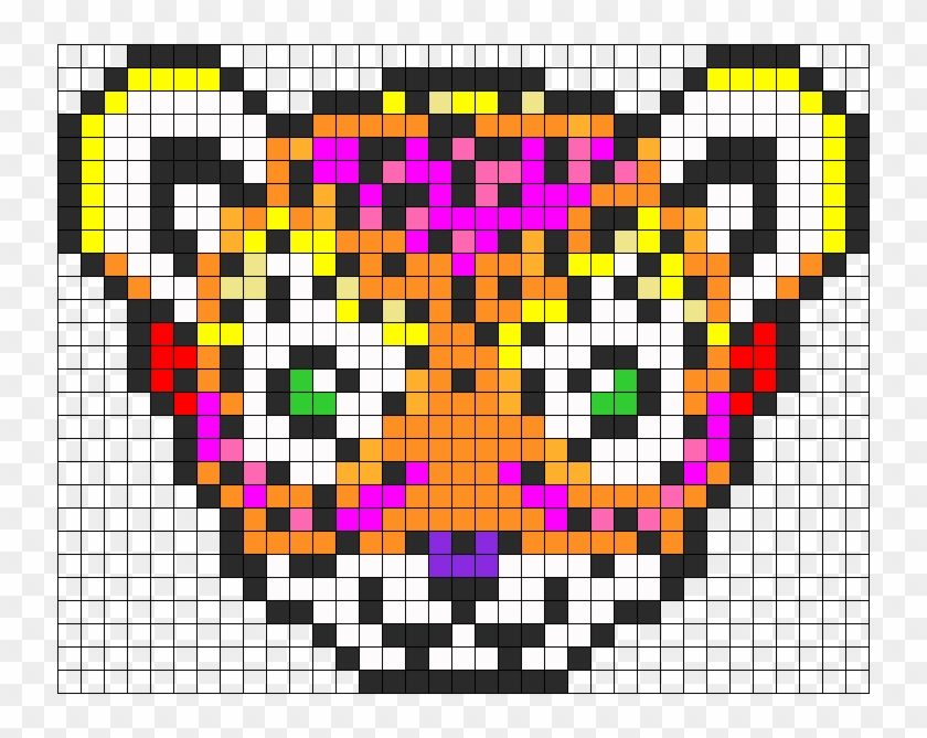 Cursed Emoji Perler Bead Perler Bead Pattern, Bead Sprites