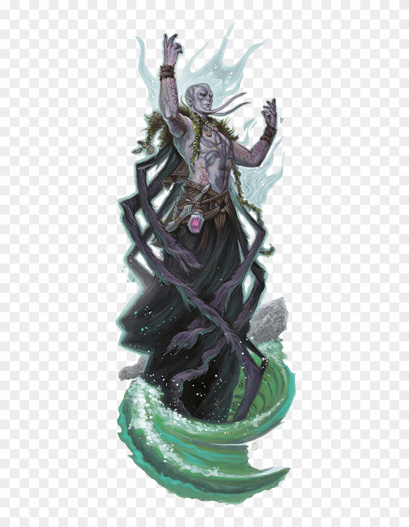 Kraken-priest - D&d 5e Kraken Priest, HD Png Download - 378x1000