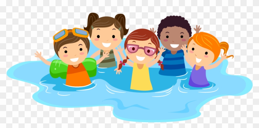 Clipart People Swimming - Clip Art Swimming Lessons, HD Png Download -  1000x453(#1424028) - PngFind