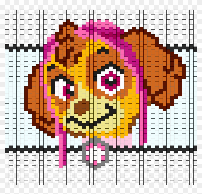 Skye From Paw Bracelet - Hama Bead Paw Patrol, Png Download - 1050x958(#1447291) - PngFind