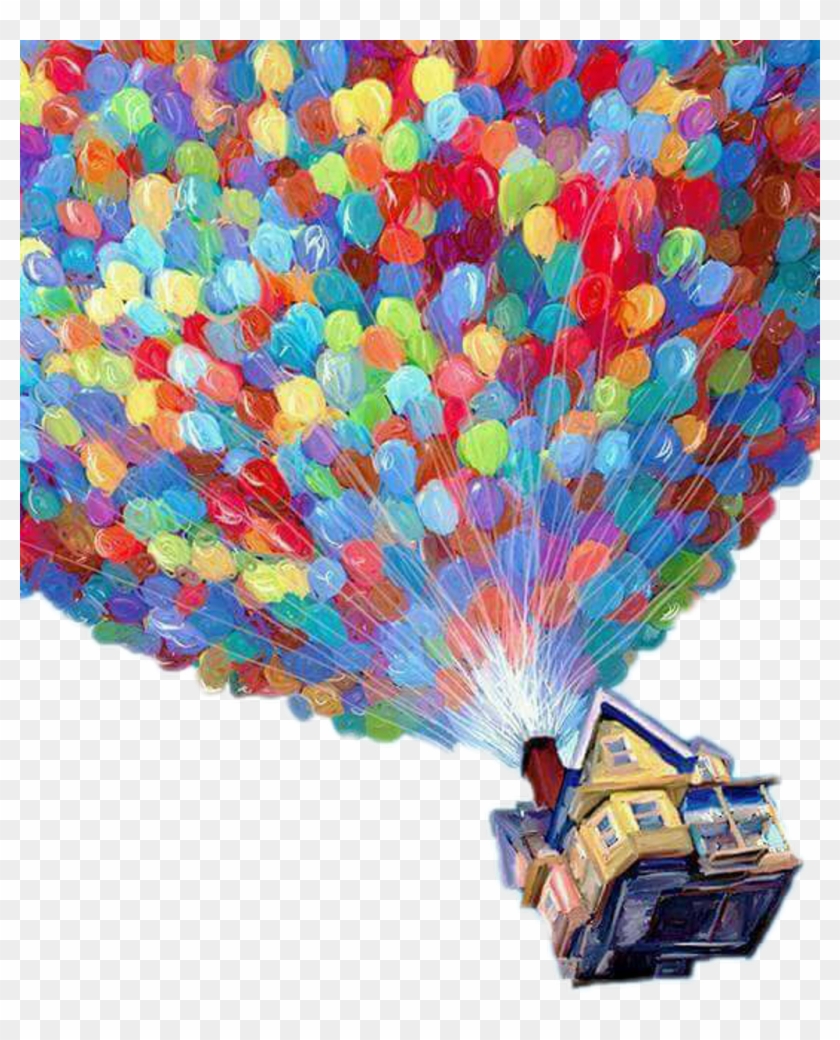 Up Sticker - Up House Transparent, HD Png Download - 1024x1220(#1447909