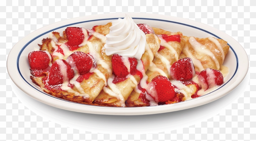 Strawberry Crepes Ihop Hd Png Download 1160x779 Pngfind
