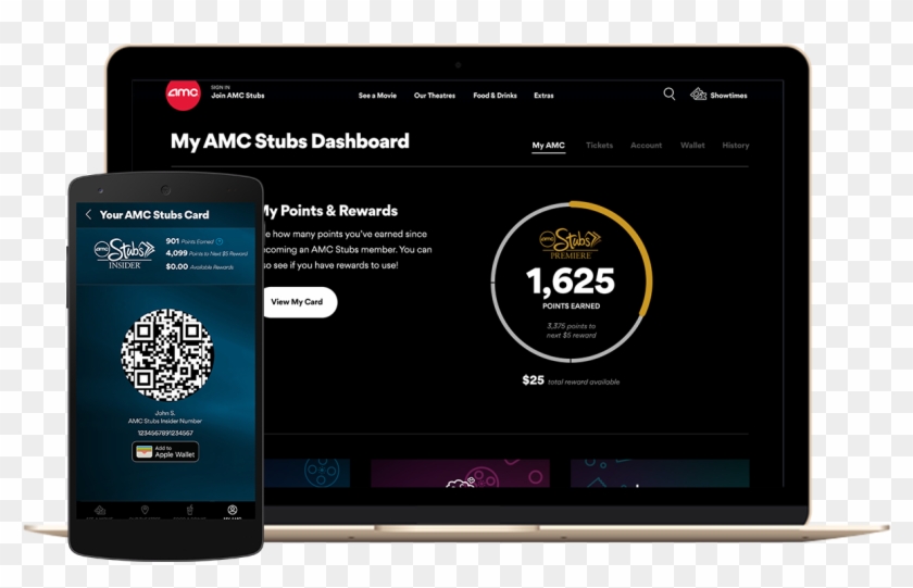 Amc Rewards App, HD Png Download 1200x856(1450597) PngFind