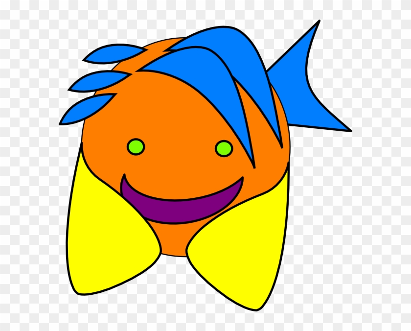 Smiley Fish Vector How To Set Use Happy Smiley Fish Svg Vector, HD Png Download - 600x596 ...