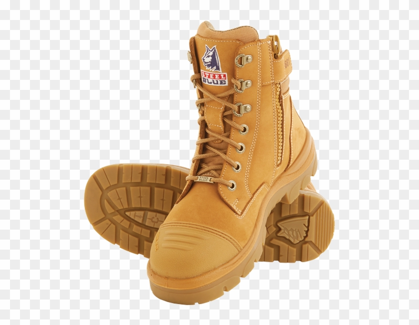 steel blue safety boots