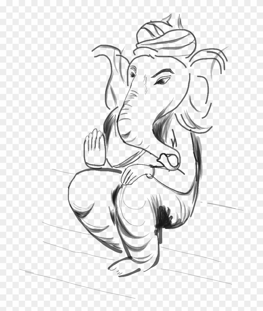 Drawing Ganesha Cartoon - Sketch, HD Png Download - 768x938(#1459983) - PngFind Drawing Ganesha Cartoon - Sketch, HD Png Download - 768x938(#1459983) - PngFind