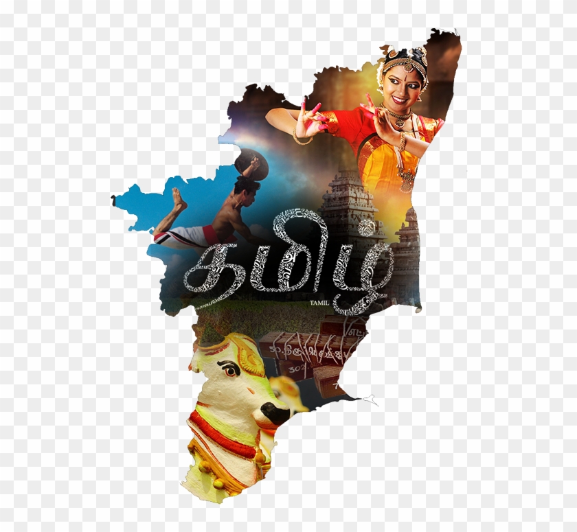 Tamil Is One Of The Official Languages Of Tamil Nadu Tamilnadu Map Outline Png Transparent Png 536x694 1462579 Pngfind