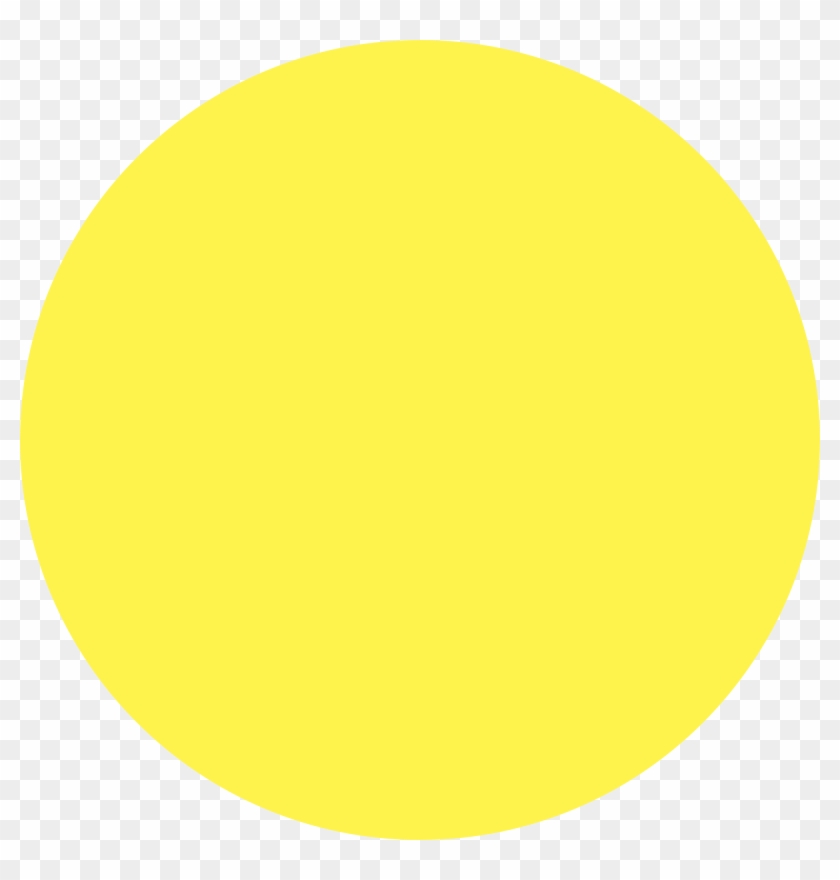Png Point - Yellow Circle Transparent Background, Png Download