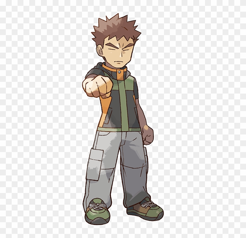 Pokemon Let S Go Pikachu Eevee Brock Misty Professor Brock Pokemon Let S Go Hd Png Download 784x740 Pngfind