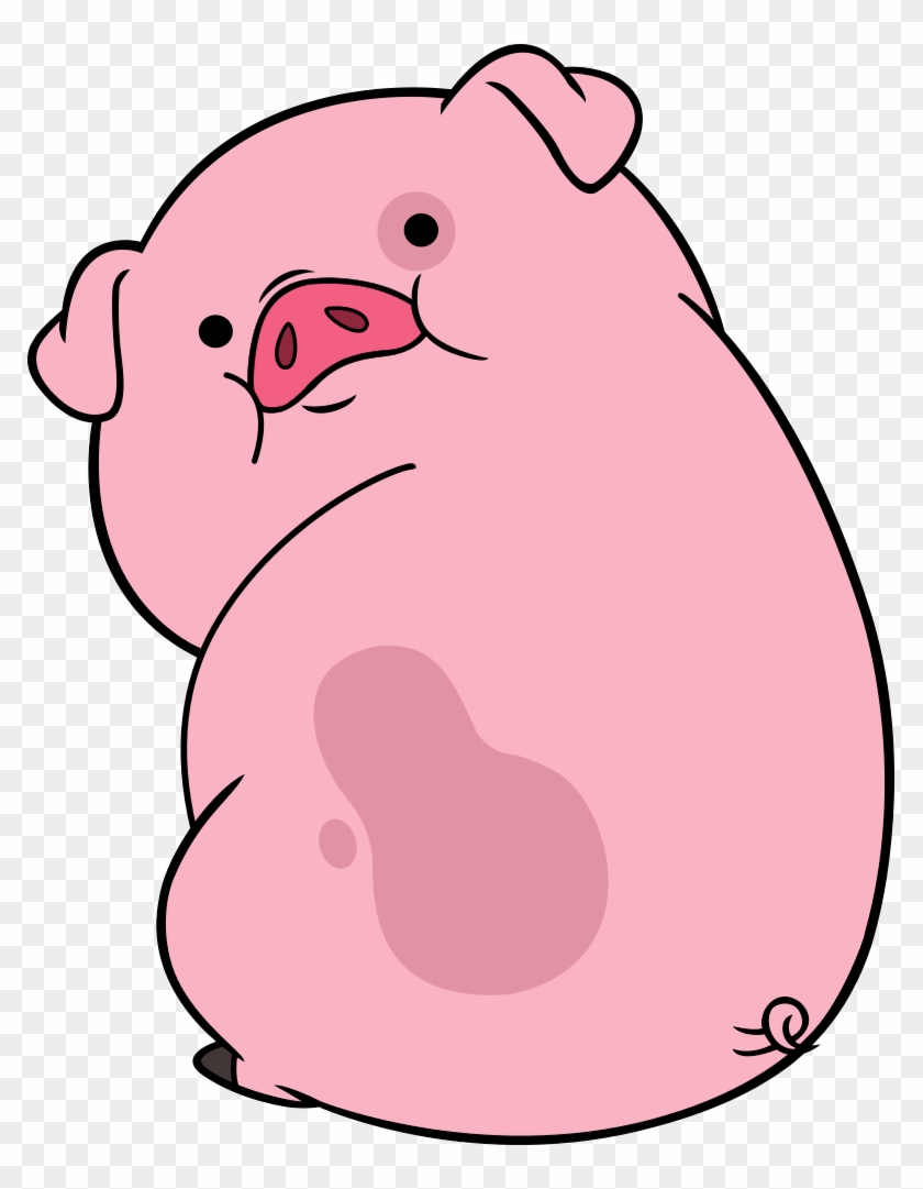 Drawn Pig Gravity Falls Waddles The Pig Png, Transparent Png