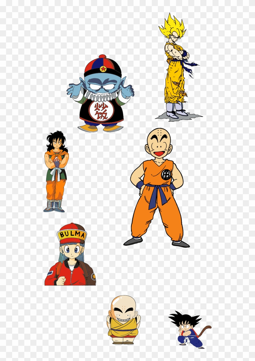 Dragon Ball Z Characters - Png Dragon Ball Characters, Transparent Png -  555x1110(#1485622) - PngFind