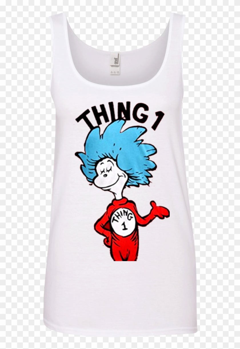 Seuss thing 1 or thing 2 adult t shirt hoodie sweater cat in the hat