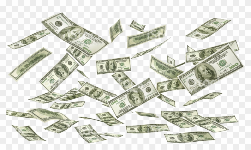 Falling Money Png Transparent Background, Png Download - 1024x578