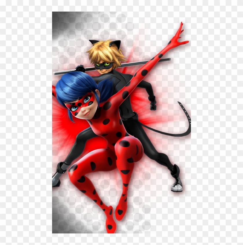 Miraculous Ladybug Images Ladybug And Chat Noir Hd - Ladybug Y Chat Noir  Hd, HD Png Download - 480x768(#152363) - PngFind