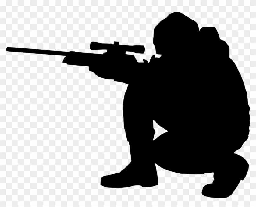 Sniper Rifle Silhouette Clip Art