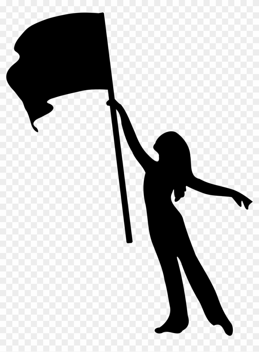 Rifle Clipart Revolution - Color Guard Flags Png, Transparent Png