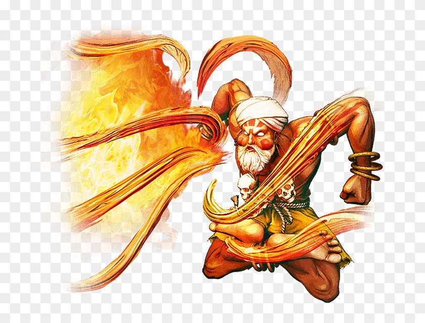 Street Fighter Clipart Indian Street Fighter Dhalsim Hd Png Download 675x559 1509363 Pngfind