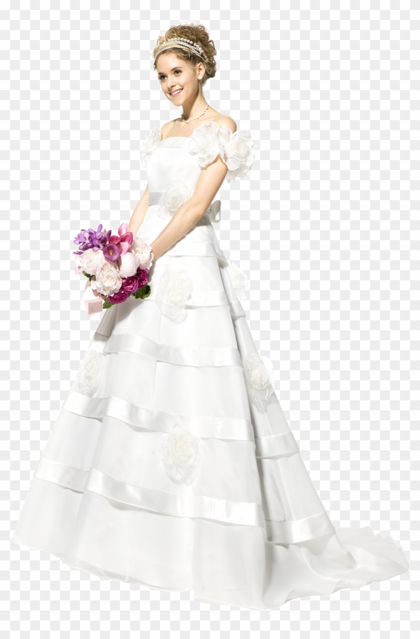Png Image Information   Woman In Wedding Dress Png, Transparent ...