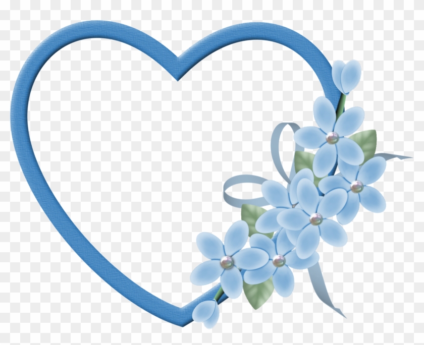 Free Icons Png - Blue Heart Frame Png, Transparent Png - 1600x1227 ...