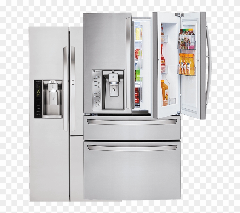 Lg Refrigerator Transparent Background - Lg Refrigerator Lmxs30776s, HD Png  Download - 645x665(#1512831) - PngFind