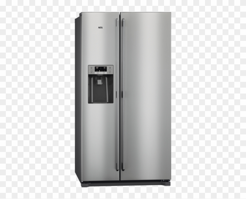 Picture Of Aeg Rmb76111nx American Style Fridge Freezer Aeg American Fridge Freezer Hd Png Download 600x600 1513153 Pngfind