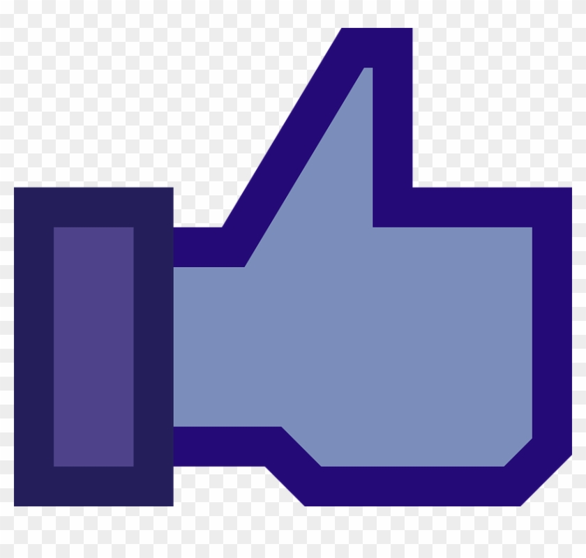 Facebook Blue Button Like Thumb Okay Yes Confirm Like Gif