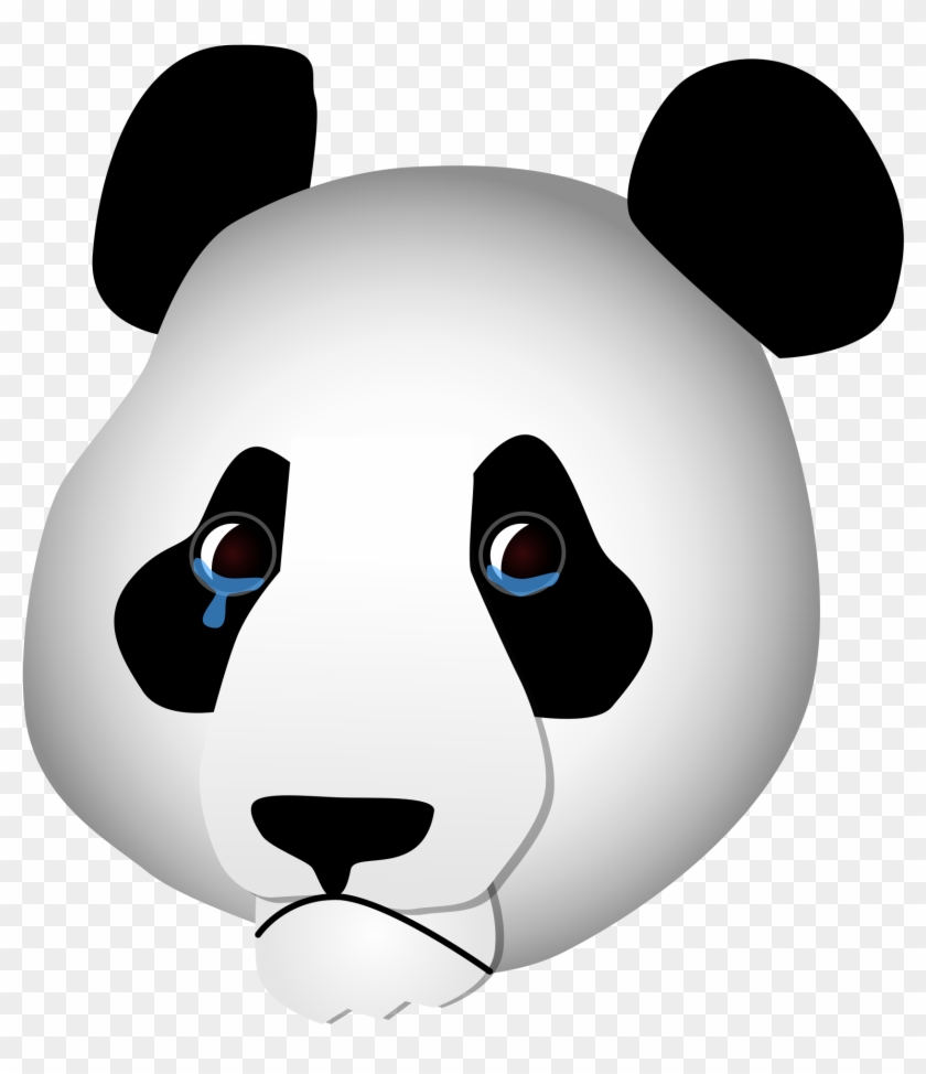 File Sad Panda Svg - Sad Panda, HD Png Download - 2000x2000(#1519688