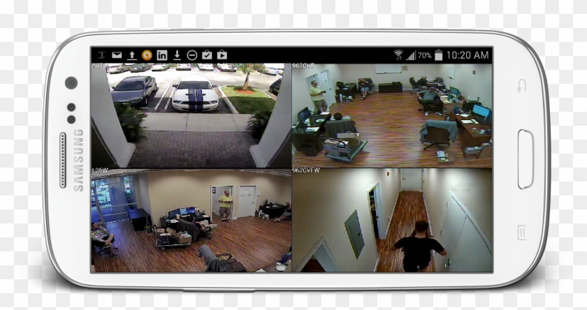 connect cctv camera to mobile