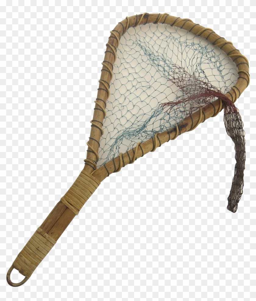 antique bamboo fishing net Vintage for decor Absolute Auctions & Realty
