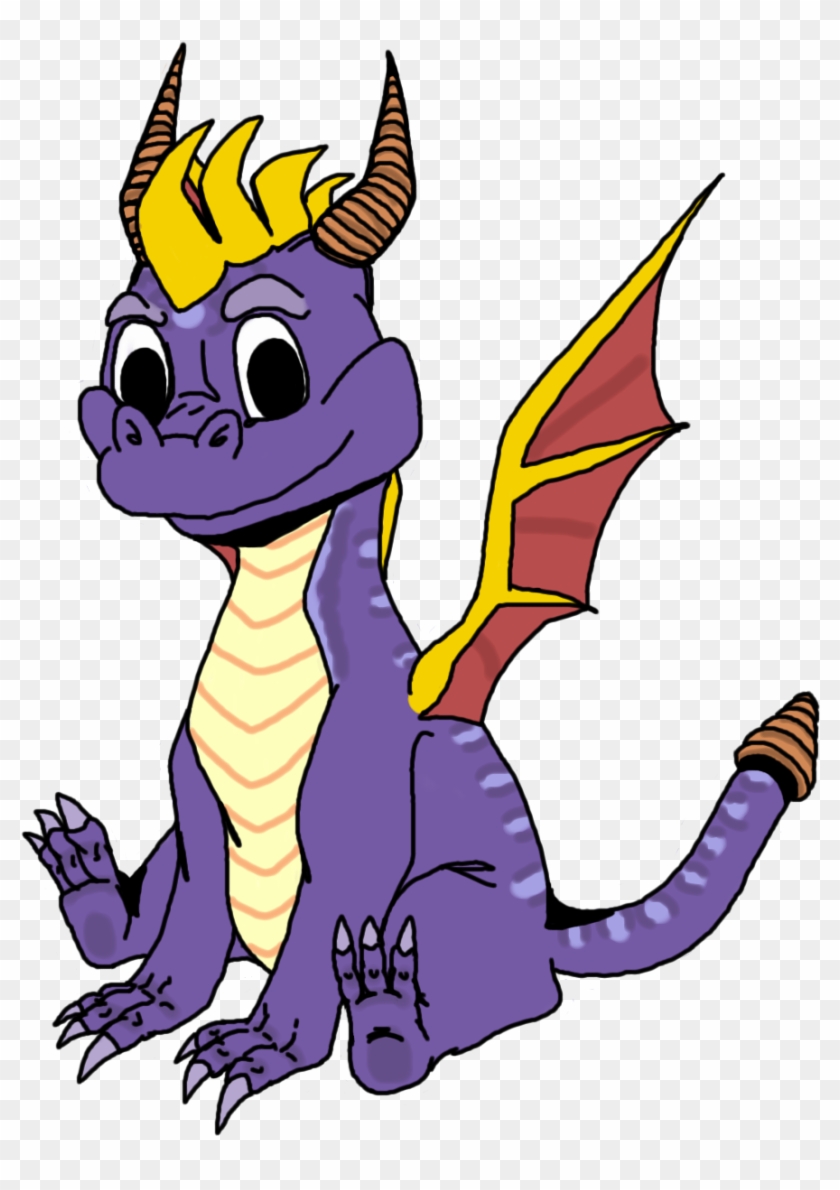 Spyro The Dragon - Cartoon, HD Png Download - 1024x1520(#1526859) - PngFind