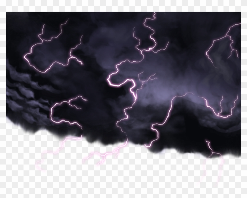 Lightning Light Cartoon Clouds Purple Dark Storm Cartoon Stormy Sky Hd Png Download 1024x773 Pngfind