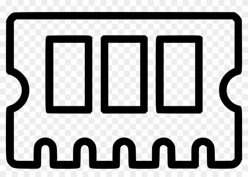 244 Gb Of Ram - Ram Memory Icon Free, HD Png Download - 980x654