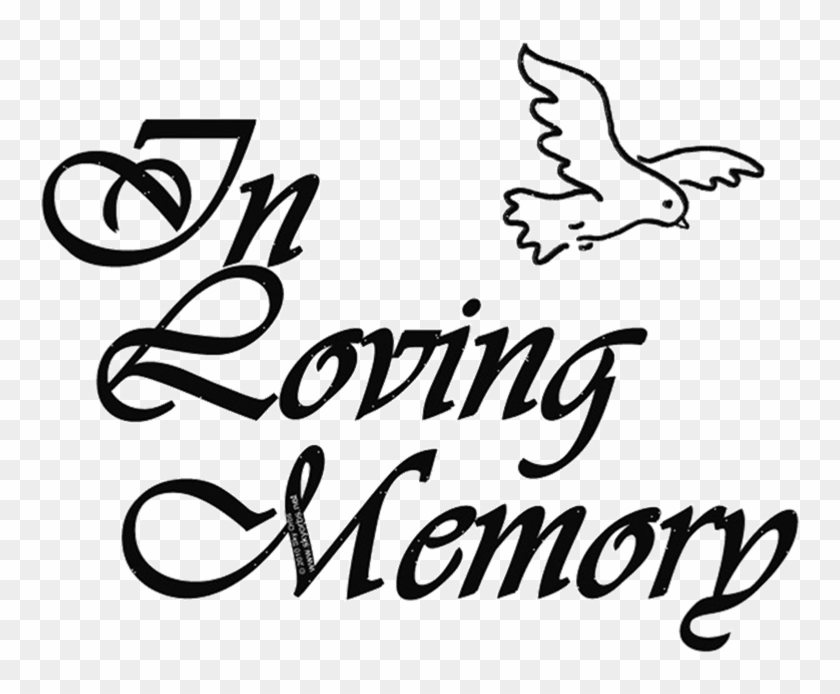 Inmemory Transparent In Loving Memory Png Png Download 773x616