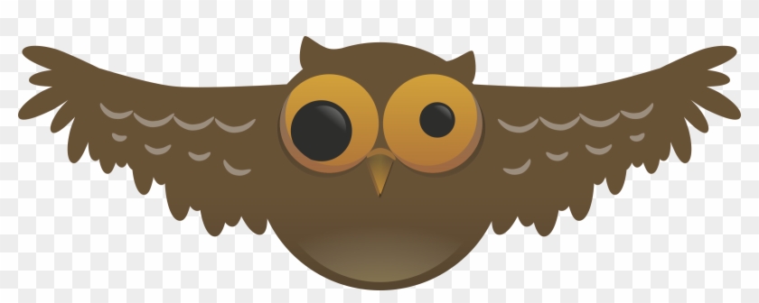 Clipart Cartoon Owl Png Owl Flying Cartoon Transparent Png