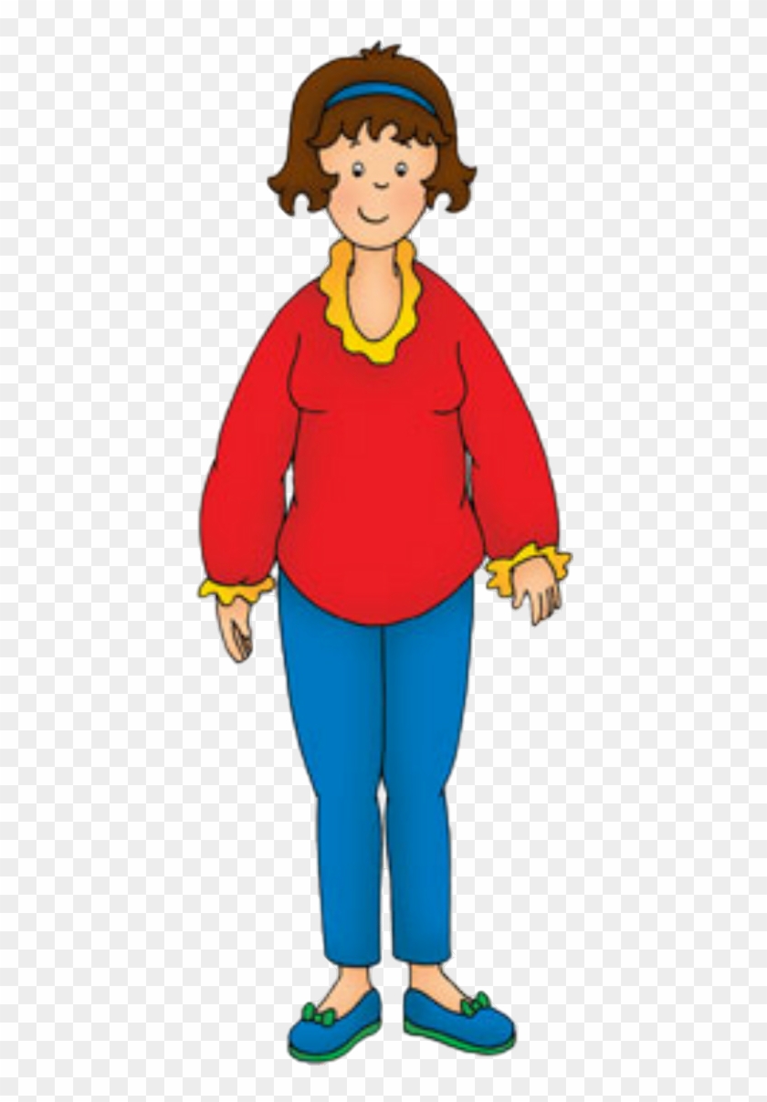 Source 56e63b301cafe - Caillou Mom, HD Png Download ...