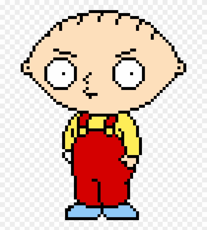 Stewie Griffin - Stewie Pixel Art, HD Png Download - 1200x1200(#1546983