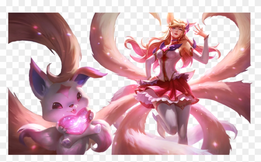 images League Of Legends Ahri Splash Art star guardian ahri splash art hd png