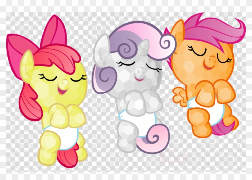 My Little Pony Com Sweetie Belle Baby Clipart Sweetie - Mlp Baby Apple Bloom,  HD Png Download - 900x600(#1552281) - PngFind