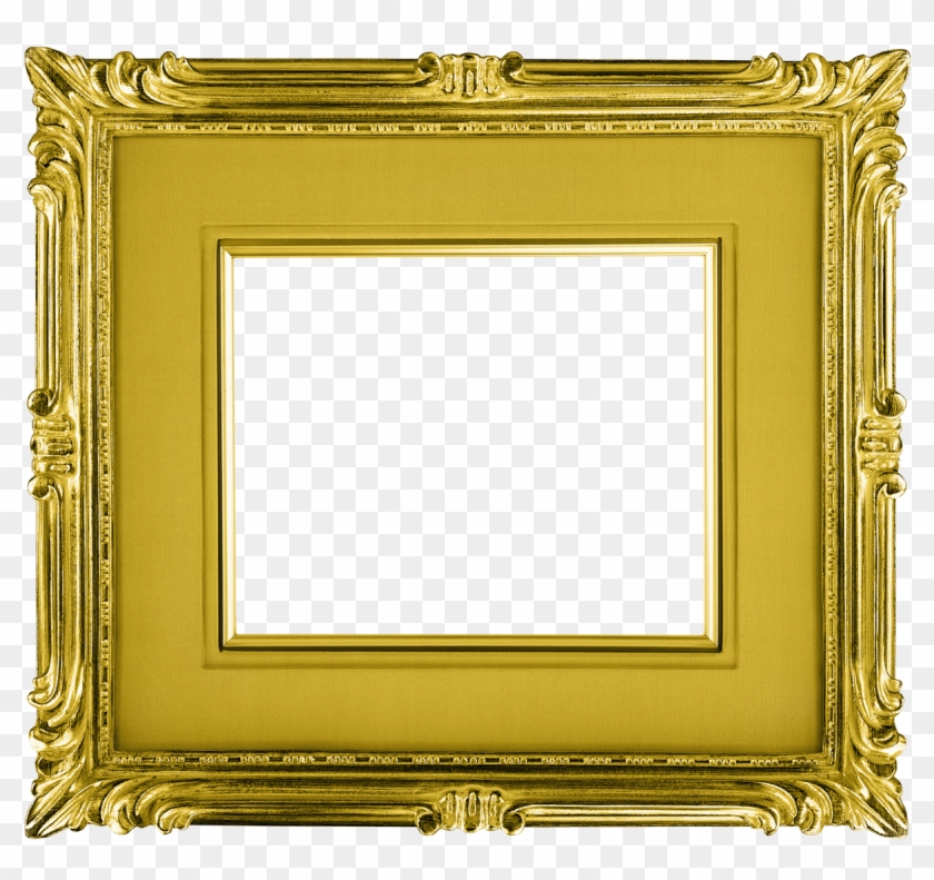 Gold Frame Landscape Old Picture Transpa Hd Png