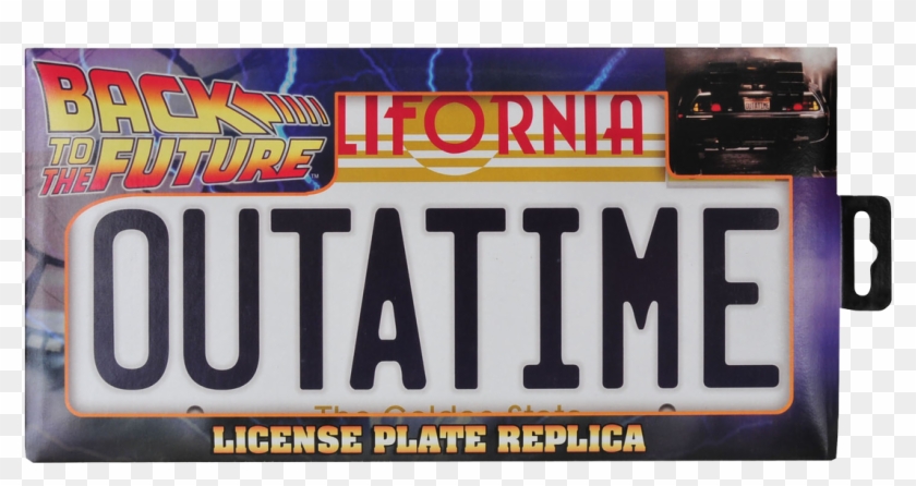 Back To The Future™ Outatime License Plate Replica - Back To The Future ...