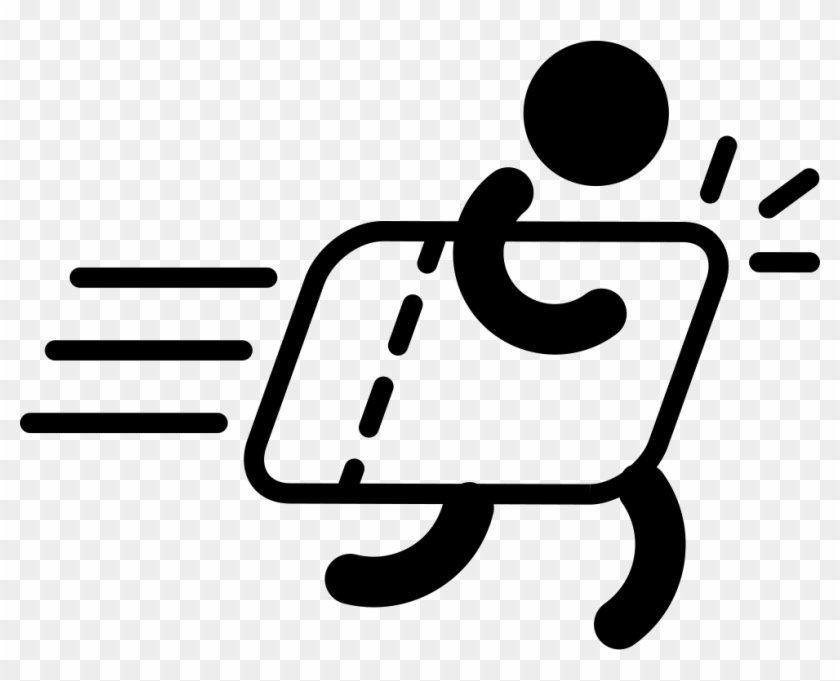 running man silhouette with delivery comments delivery man vector png transparent png 980x748 1559609 pngfind running man silhouette with delivery