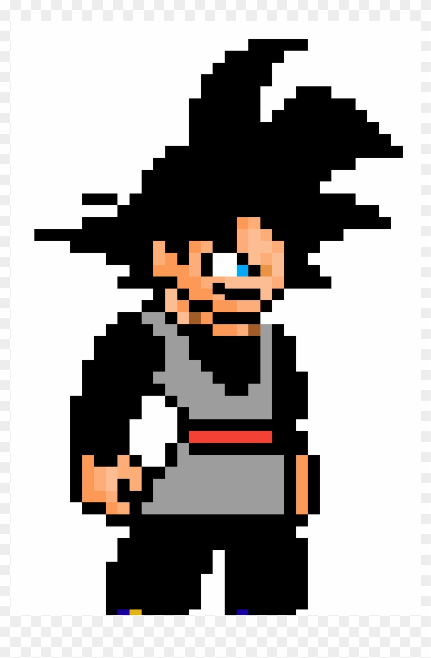 Goku Black - Pixel Art Ultra Instinct, HD Png Download -  1200x1200(#1568715) - PngFind