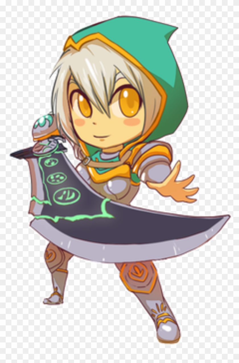 Riven Sticker - Riven Chibi Png, Transparent Png - 1024x1500(#1571238) -  PngFind