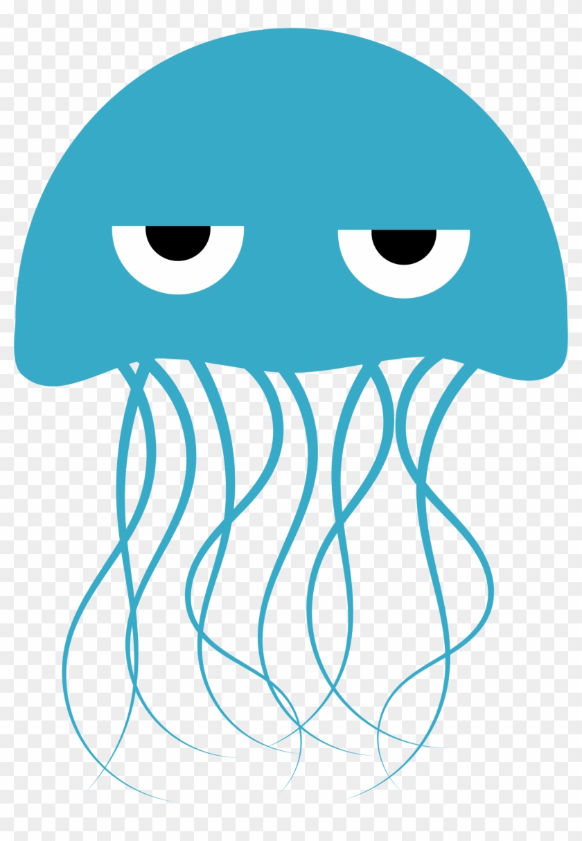 Clipart Royalty Free Library A Jellyfish With Attitude - Jellyfish Clipart  Transparent Background, HD Png Download - 1716x2399(#1572551) - PngFind